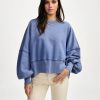 Donna BELLEROSE | Felpa Oversize Indigo