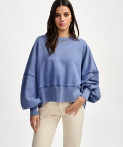 Donna BELLEROSE | Felpa Oversize Indigo