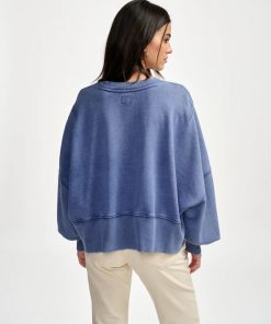 Donna BELLEROSE | Felpa Oversize Indigo