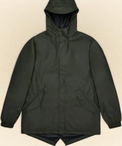 Uomo RAINS | Fishtail Jacket Rains Col. Green