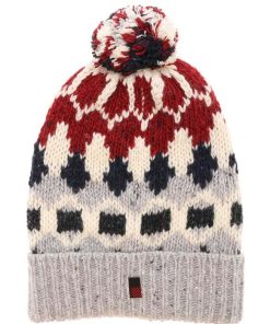 Accessori WOOLRICH | Cappellino Woolrich Jacquard Pon Pon Beanie