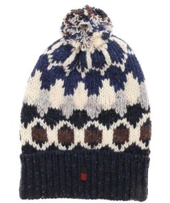 Accessori WOOLRICH | Cappellino Woolrich Jacquard Pon Pon Beanie