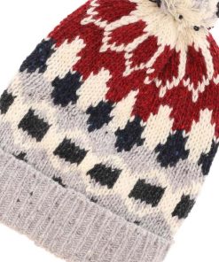 Accessori WOOLRICH | Cappellino Woolrich Jacquard Pon Pon Beanie