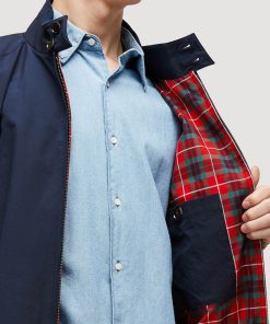 Uomo BARACUTA | Baracuta Harrington Jacket G9 Navy