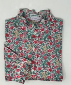 Donna GHIGLINO 1893 | Camicia Gughi Collo Rouches Liberty