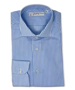 Uomo GHIGLINO 1893 | Camicia Bastoncino Celeste