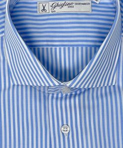 Uomo GHIGLINO 1893 | Camicia Bastoncino Celeste